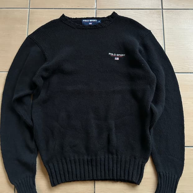 90‘s 폴로스포츠 코튼니트