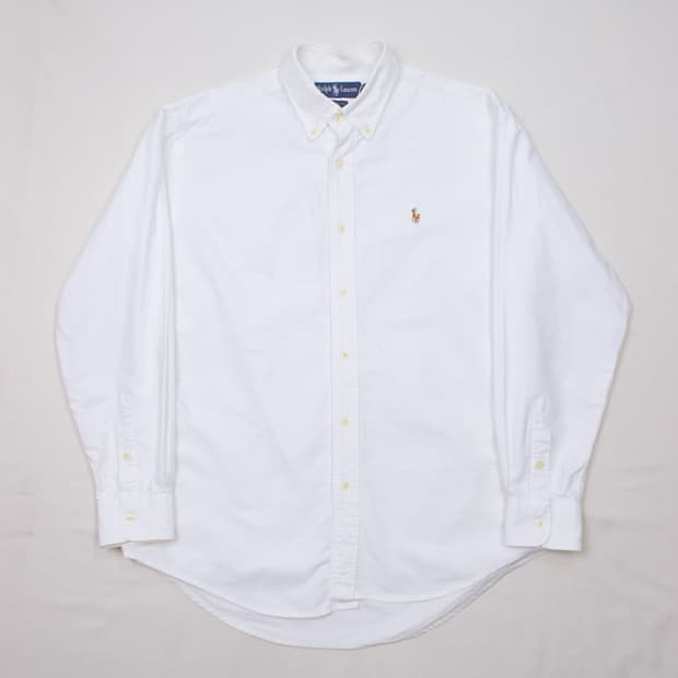 폴로 랄프로렌 옥스포드 화이트 셔츠