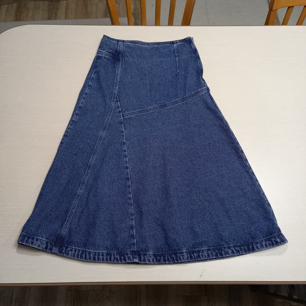 25 EGOIST Kor 언발란스 데님 미디스커트 26-620