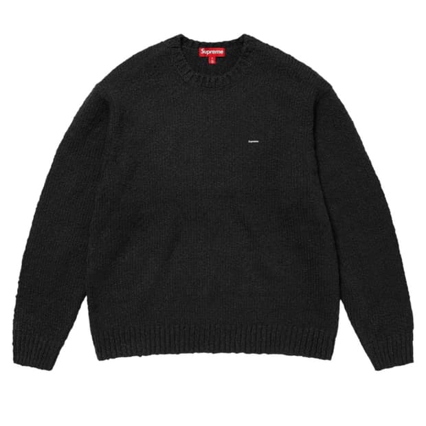 슈프림 스몰 박스로고 부클 니트 스웨터 [L]