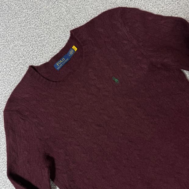 [정가 27만원] 폴로 랄프로렌 울 캐시미어 니트