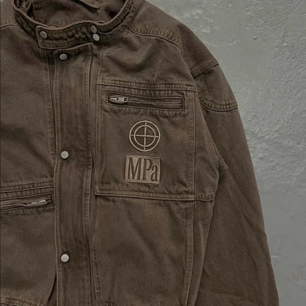 플라스틱프로덕트 Mpa Manager Jacket Brown 매니저자켓