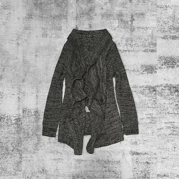 00s unbalanced cardigan 