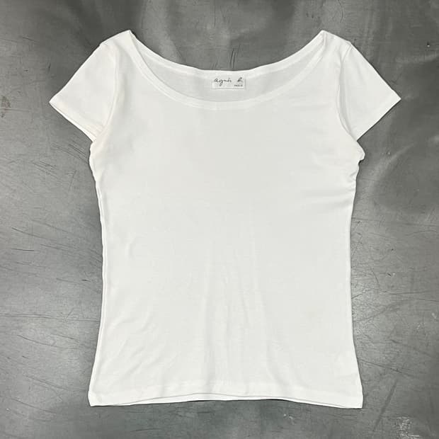  아네스베 U넥 반팔티 y16085