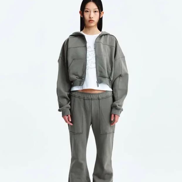 마뗑킴 플레어 트레이닝 팬츠