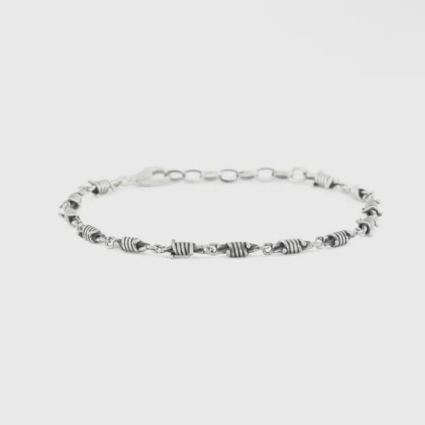 세르주 드니메스 SERGE DENIMES / 925 팔찌 / 앤틱 실버