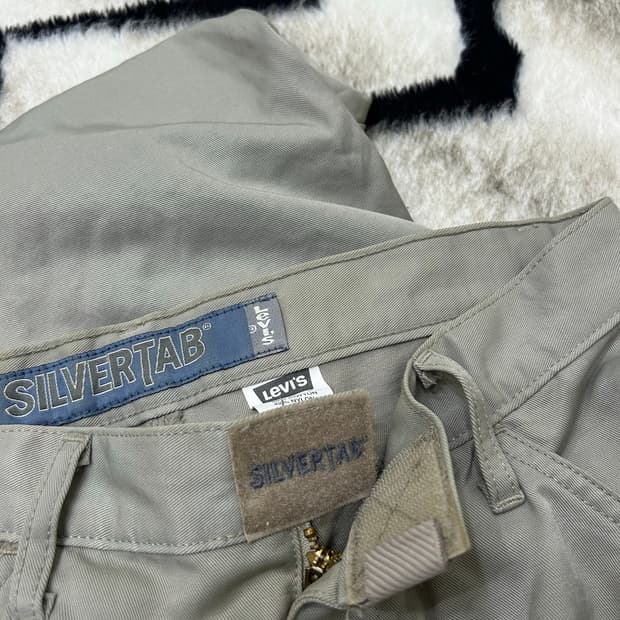 [31]리바이스 실버탭 코튼 카고 팬츠/올리브