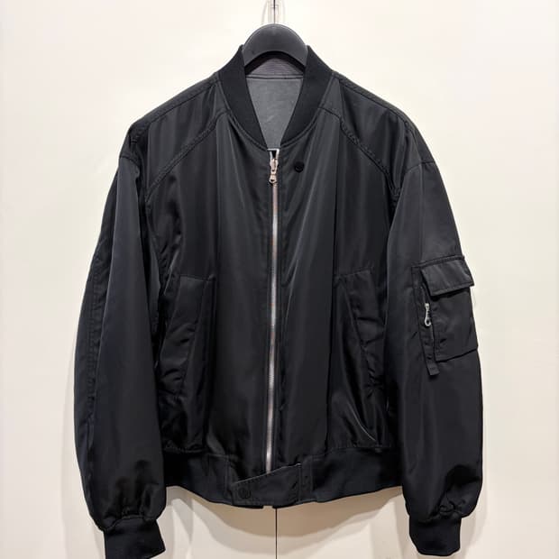 21FW 솔리드옴므 리버시블 MA-1 자켓