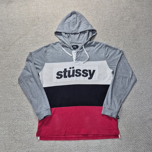 스투시 럭비 후드