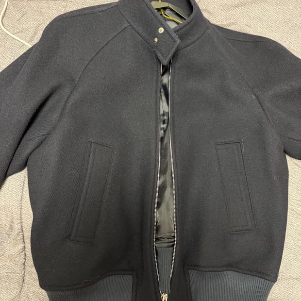 애프터프레이 리가즈 해링턴 자켓 네이비