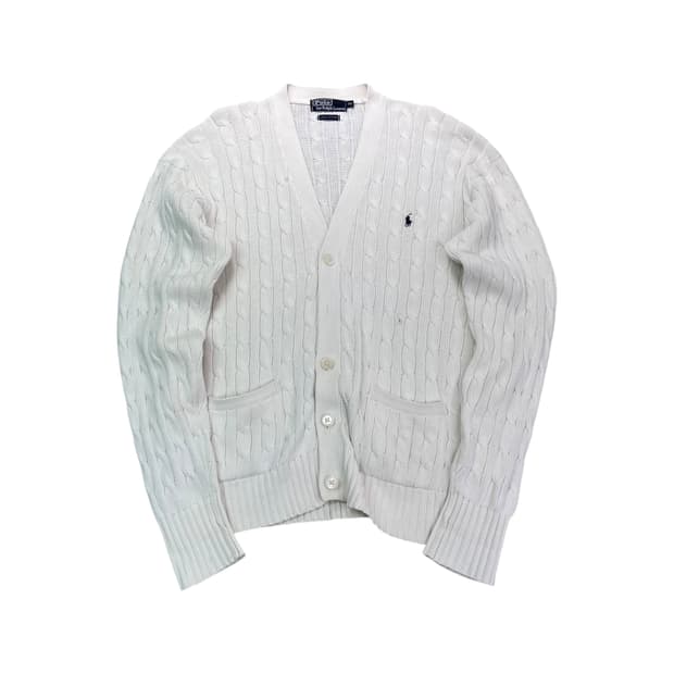 105 폴로 랄프포렌 90s 꽈배기 가디건