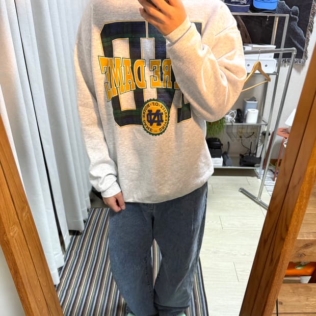 90s 노트르담 빈티지 스웻셔츠 xxl