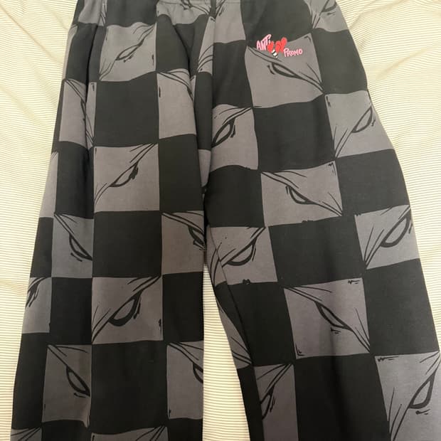 [XL]크롬하츠 매티보이 블랙 스웻팬츠