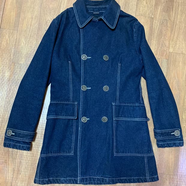 292513=STORM 90'S 더블 데님코트(M 사이즈)