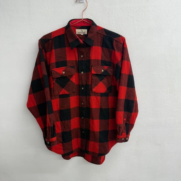 MUSSHU(JAPAN) 빈티지 버팔로윙 체크 셔츠 (L)