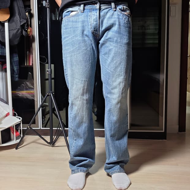 디젤 셀비지 스트레이트핏