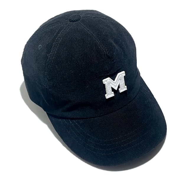 Corduroy Trucker Cap - Black