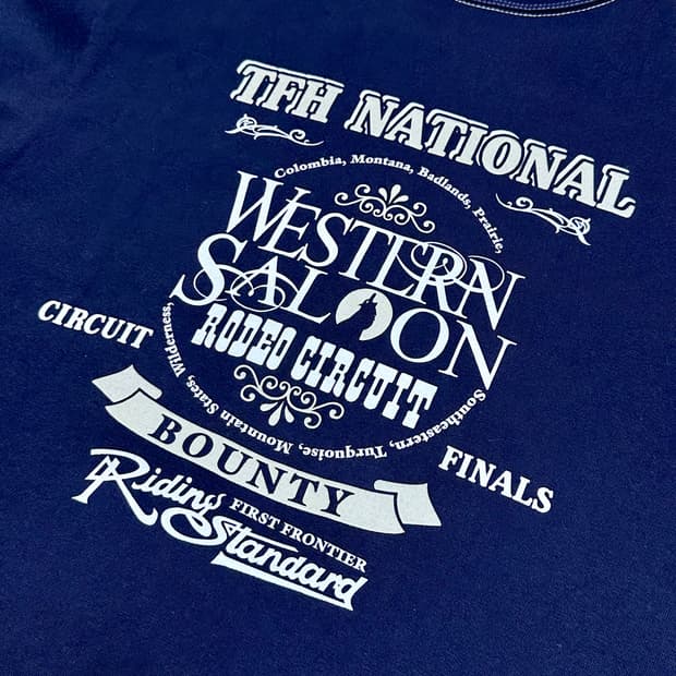 플랫헤드 western saloon 반팔 티셔츠 40