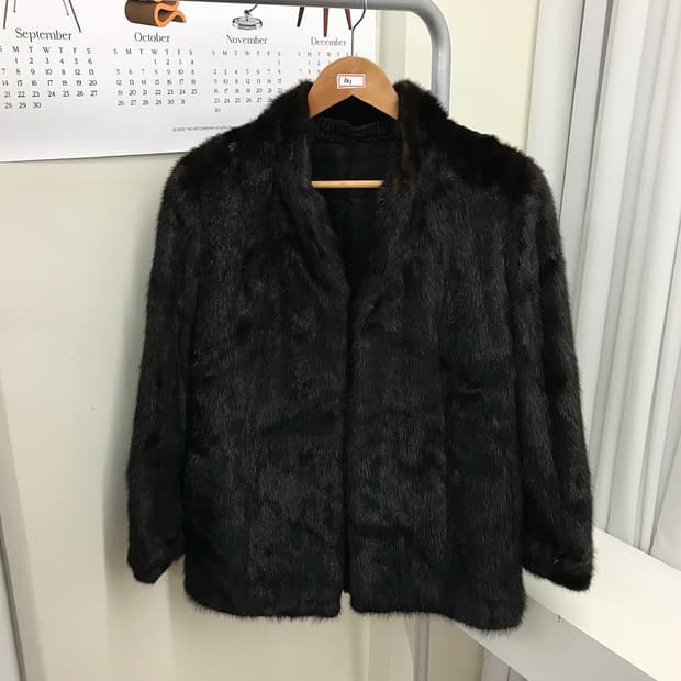 리얼 밍크 퍼 자켓