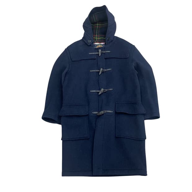 네이비 더플 떡볶이 코트