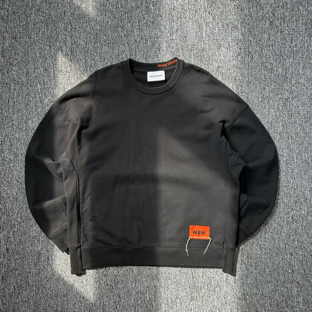 솔리드옴므 코튼 루즈핏 스웻셔츠