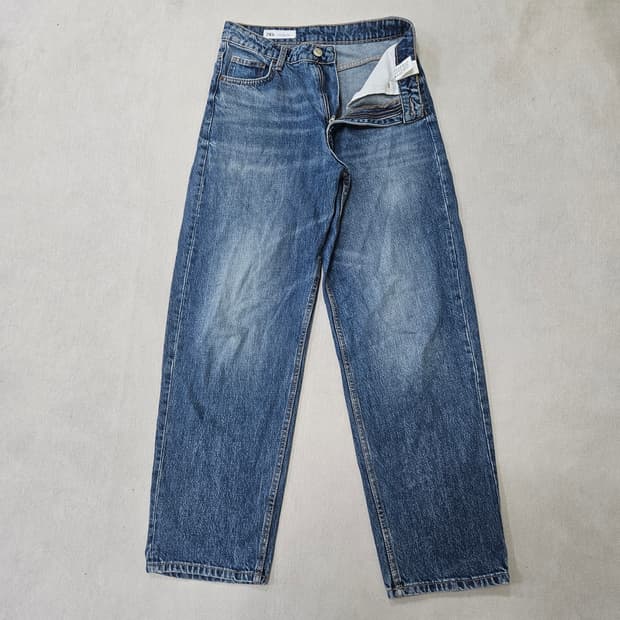 34 자라 와이드 데님 팬츠 0311Y