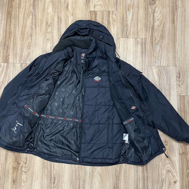 디키즈 바람막이 + 경량 패딩 내피 세트 100