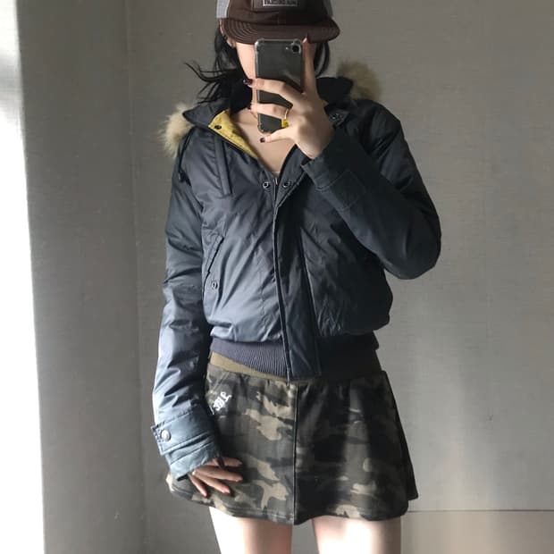 켈빈클라인 울프죠 패딩