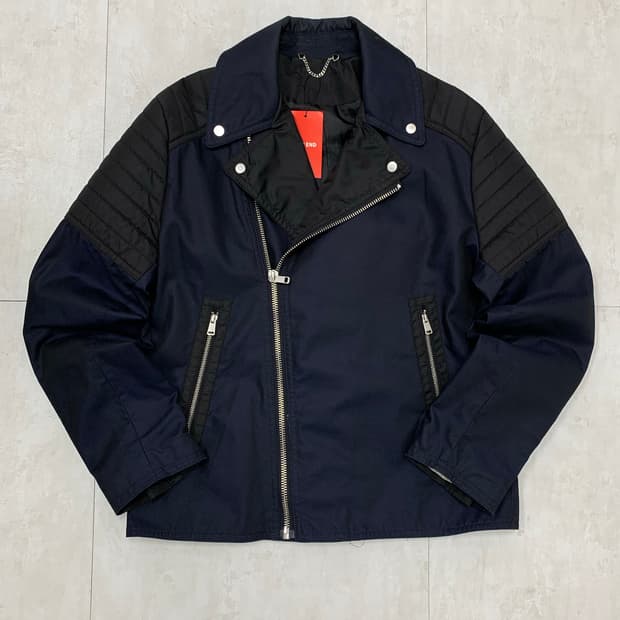 딥 네이비 바이커 자켓 #709