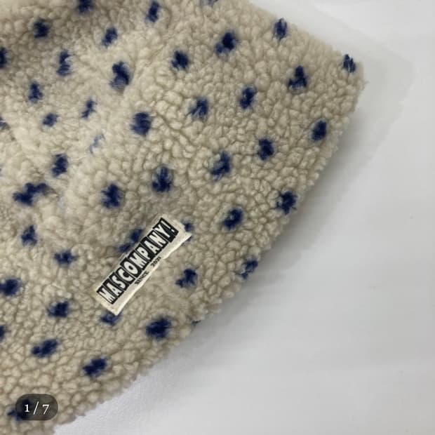 마스컴퍼니 덤블 도트 비니 아이보리