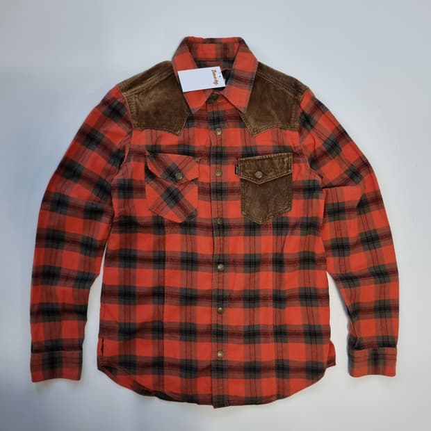 버커루 웨스턴 체크 셔츠