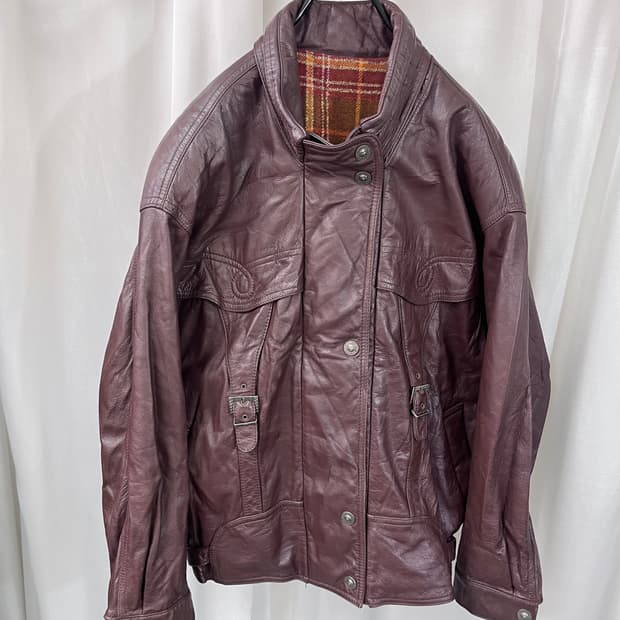 vintage leather jacket 