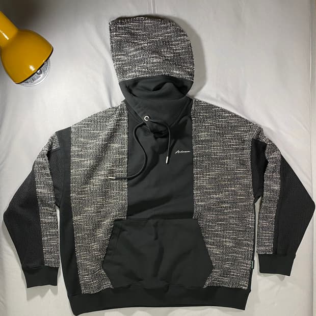 앤더슨벨 FABRIC CONTRAST HOODIE