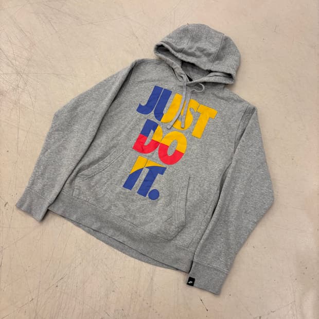 나이키 저스트두잇 빅로고 후드티