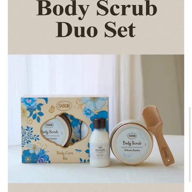 사봉 바디스크럽 듀오세트 새상품 (그린로즈)