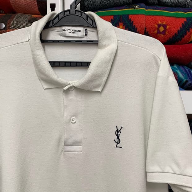 [XL] YSL 스몰로고 PK티셔츠