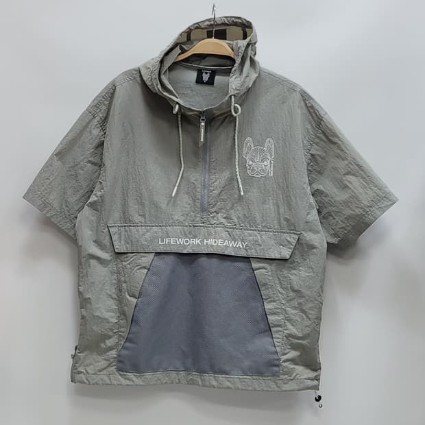 라이프워크 메쉬포켓 후드 아노락 / 남 M (117) 라이트 그레이
