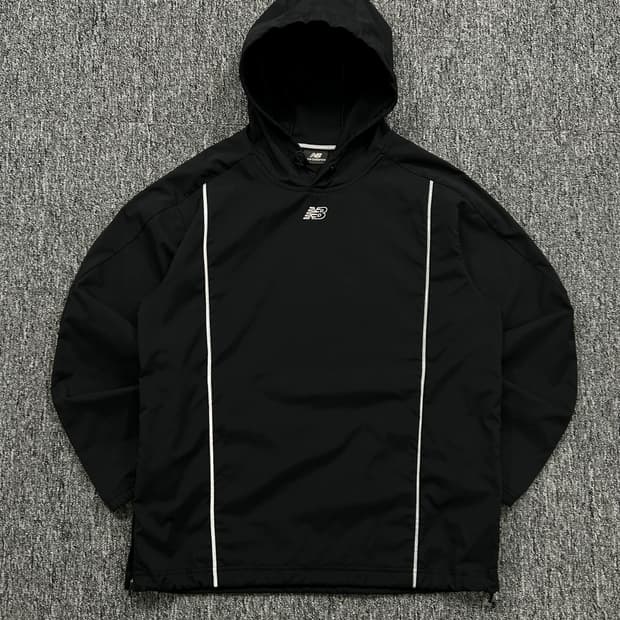 뉴발란스 우븐 바람막이 후드티 M