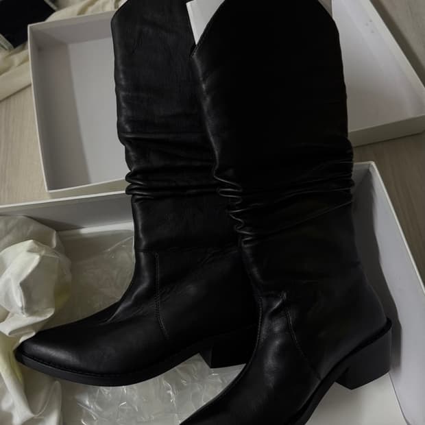 트리밍버드 램스킨 부츠 36