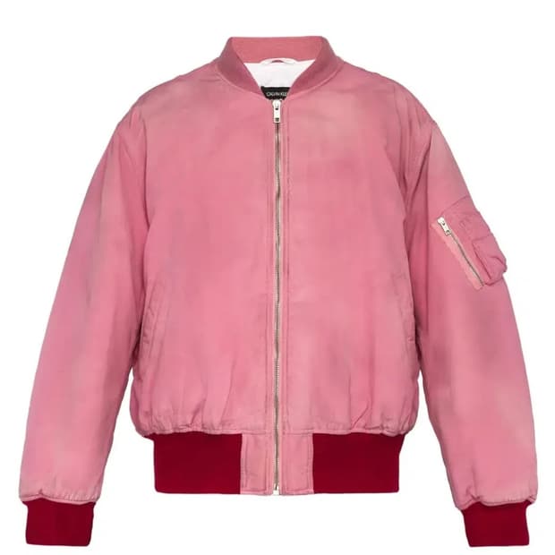 켈빈클라인 205W39NYC 파나마 빈티지 워싱 봄버자켓