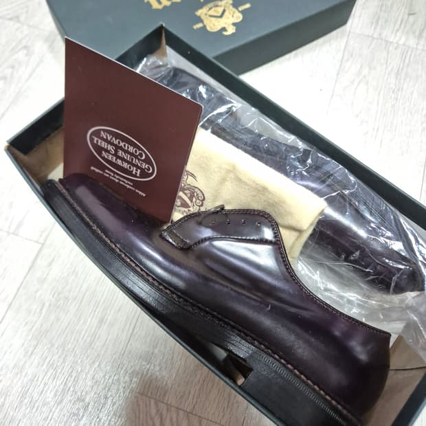 새상품 [7.5E] 알든 990 더비 /9901 987 코도반 더비슈즈 