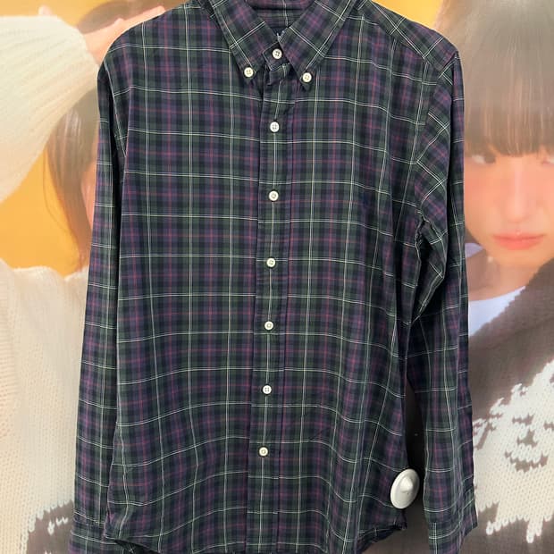 POLO 폴로 체크 긴팔셔츠👔