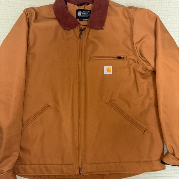 칼하트 WIP 디트로이트 자켓 해밀턴 브라운 토바코