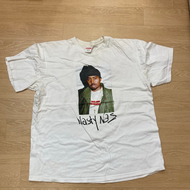 슈프림 나스 티셔츠 (XL)