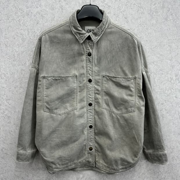 95 자라 여자 루즈핏 데님 자켓