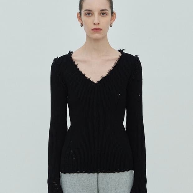 다이애그널 니트