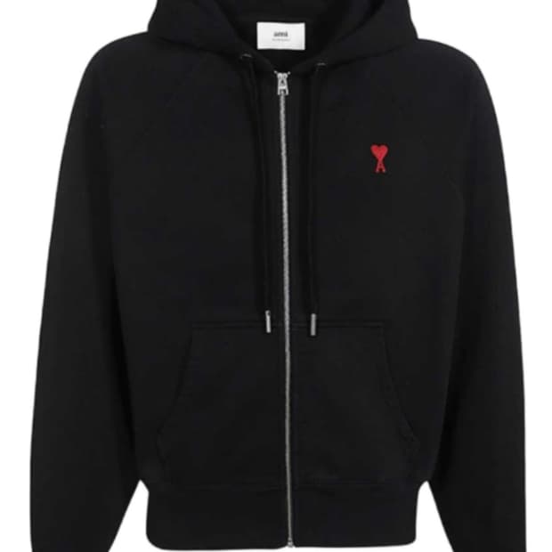 🔥[새상품/QR정품]🔥 아미 스몰로고 후드집업남녀공용