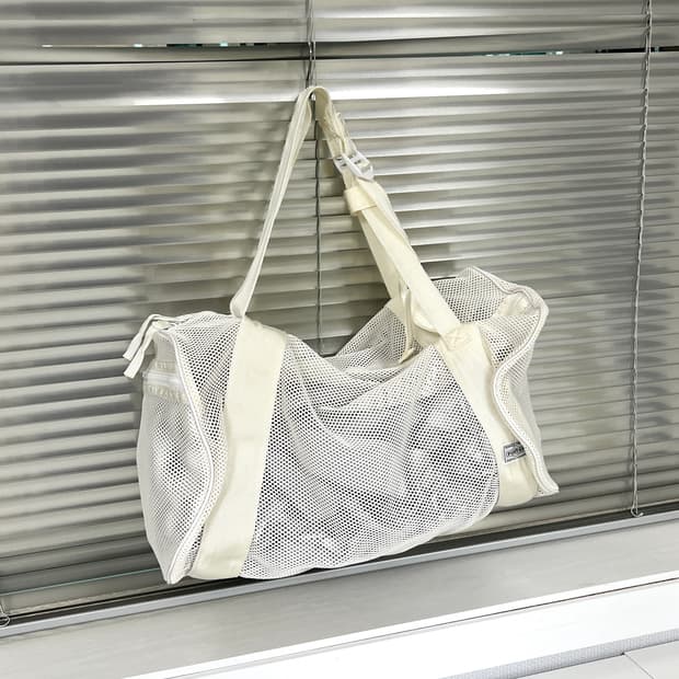 PORTER-MESH 2WAY BAG (White) 