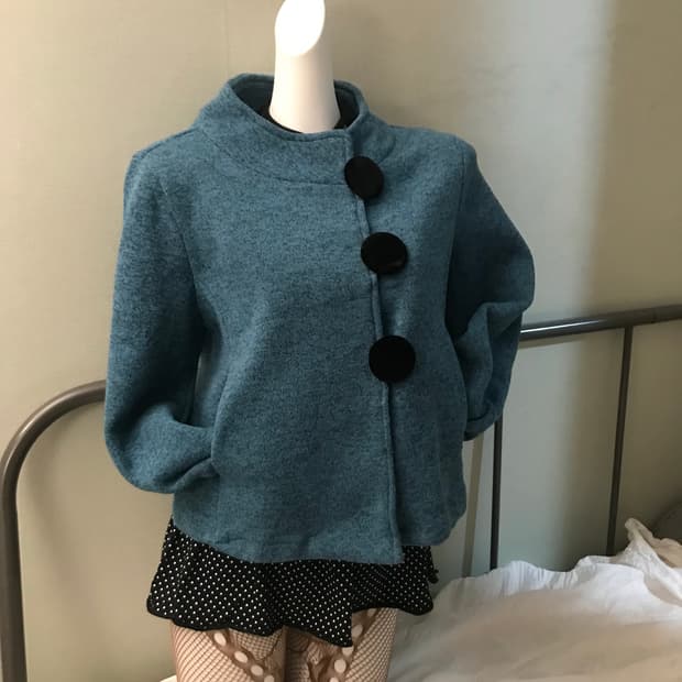 JPN Vintage 사와코깔 로리 갸루 울 자켓