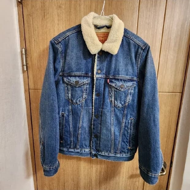 (S)리바이스 양털 쉐르파 데님 자켓